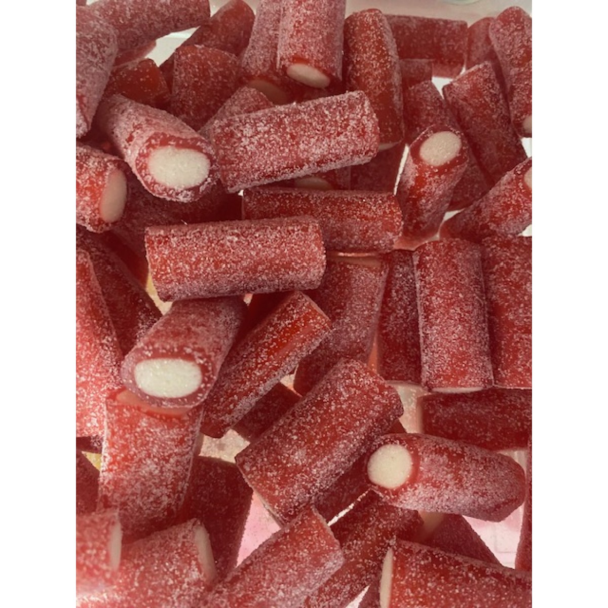 Sour red mini jumbo sticks 100gr